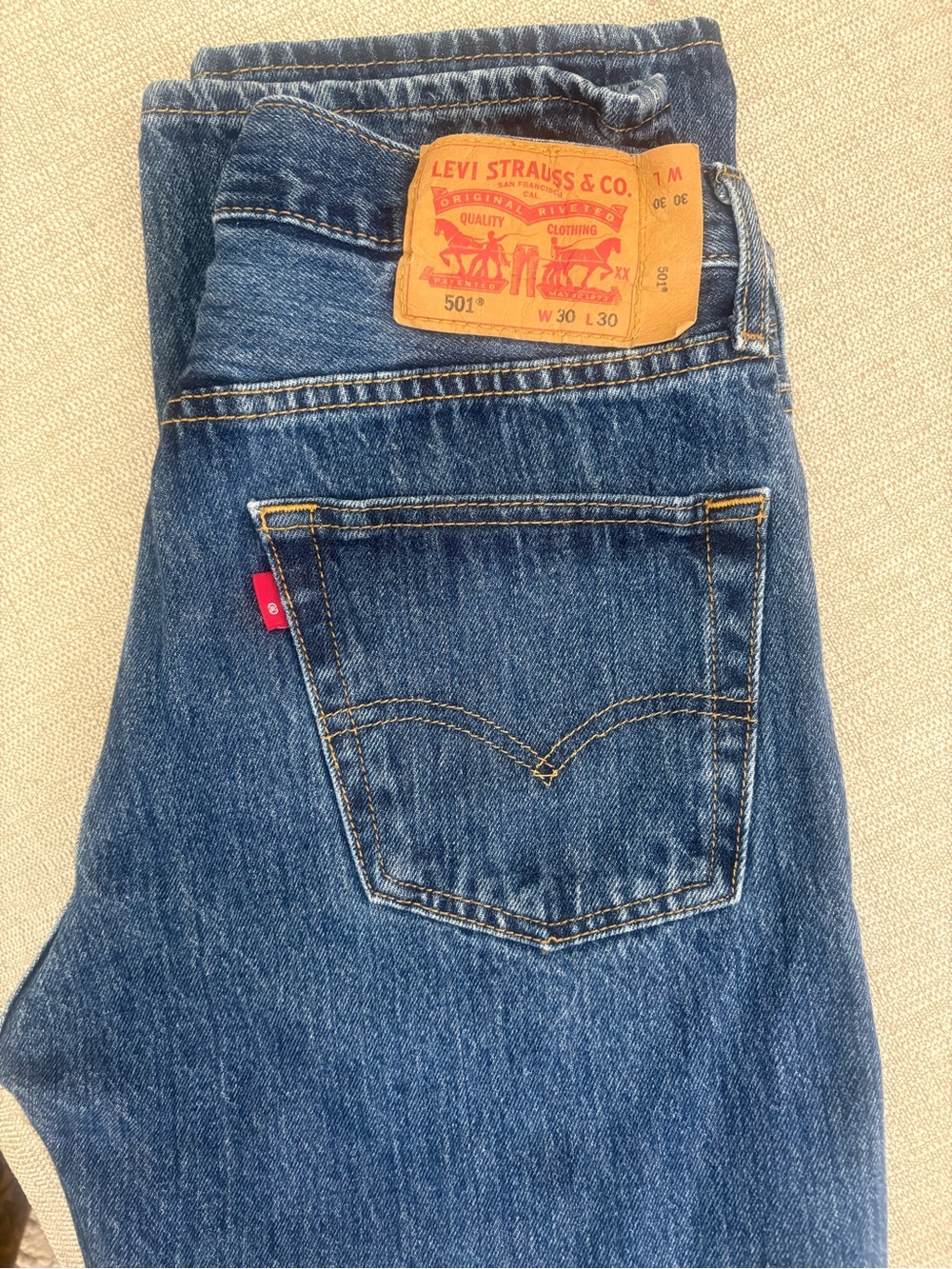 Levi's 501 Classic Fit boys Jeans - Blue